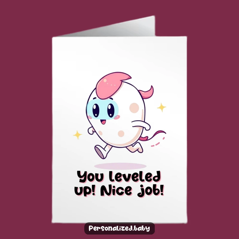 Free Printable Code Character Congrats Card: Zooming Success Downloadable Gift!