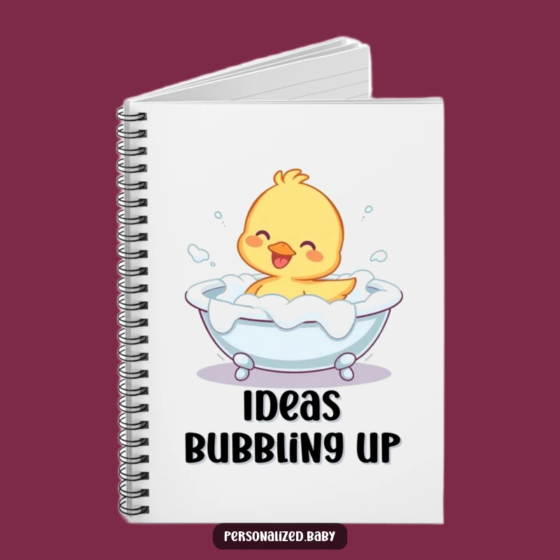Funny Duckling Bath Notebook: Jot Down Ideas with Hilarious Joy