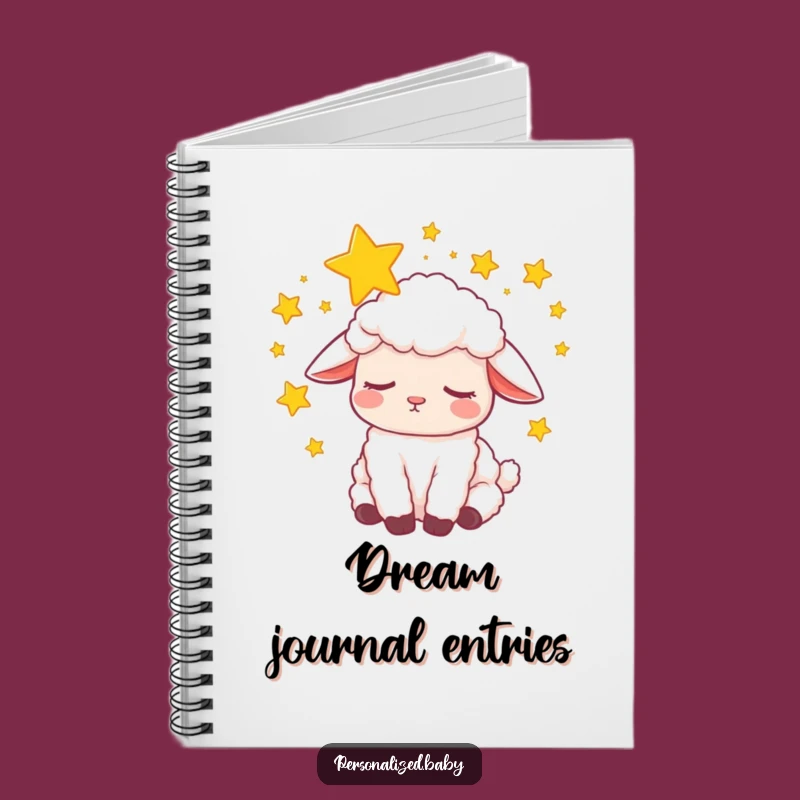 Funny Sleepy Lamb Dream Notebook: Write Your Dreams, Ideal Funny Gift!