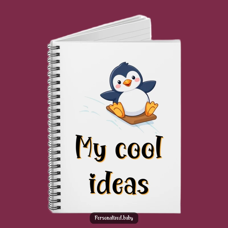 Funny Penguin Notebook: Jot Down Laughs With This Starry Slope
