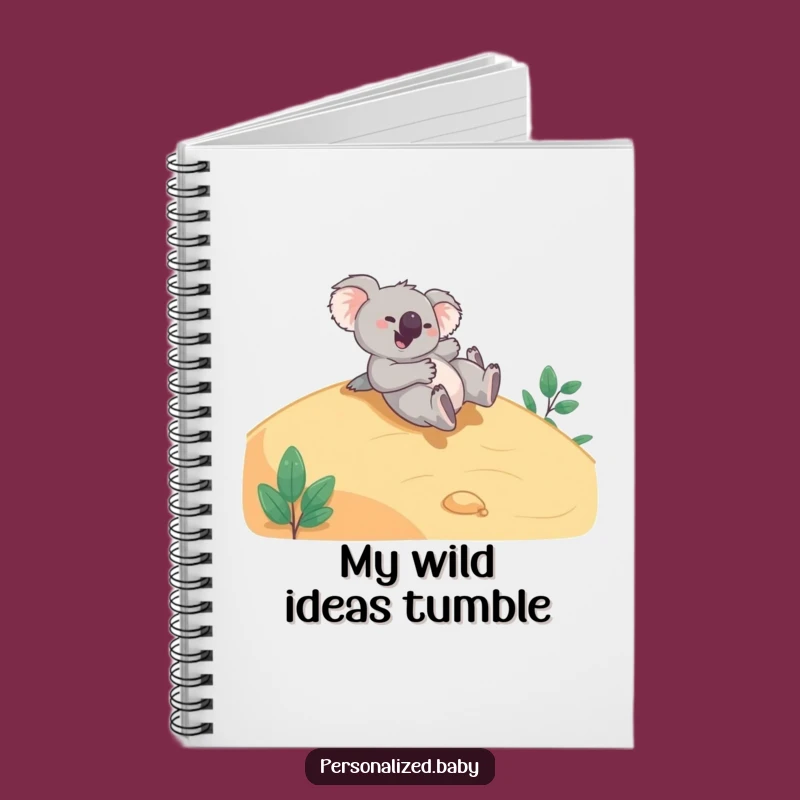 Funny Koala Hillside Notebook: Jot Down Playful Ideas, Ideal Funny Gift!