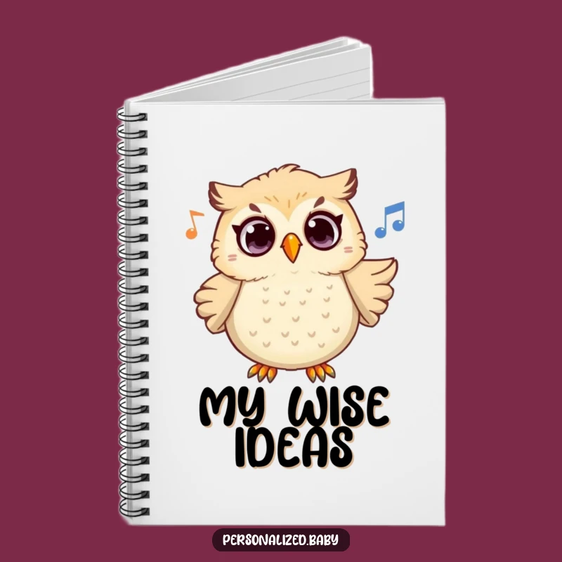 Funny Owl Melody Notebook: Surprised Hoot Journal, Hilarious Gift for Songwriters