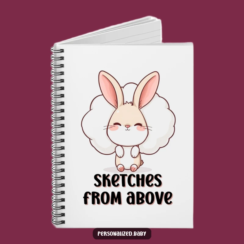 Funny Rabbit Cloud Notebook: Jot Down Ideas with This Cute and Funny Gift!