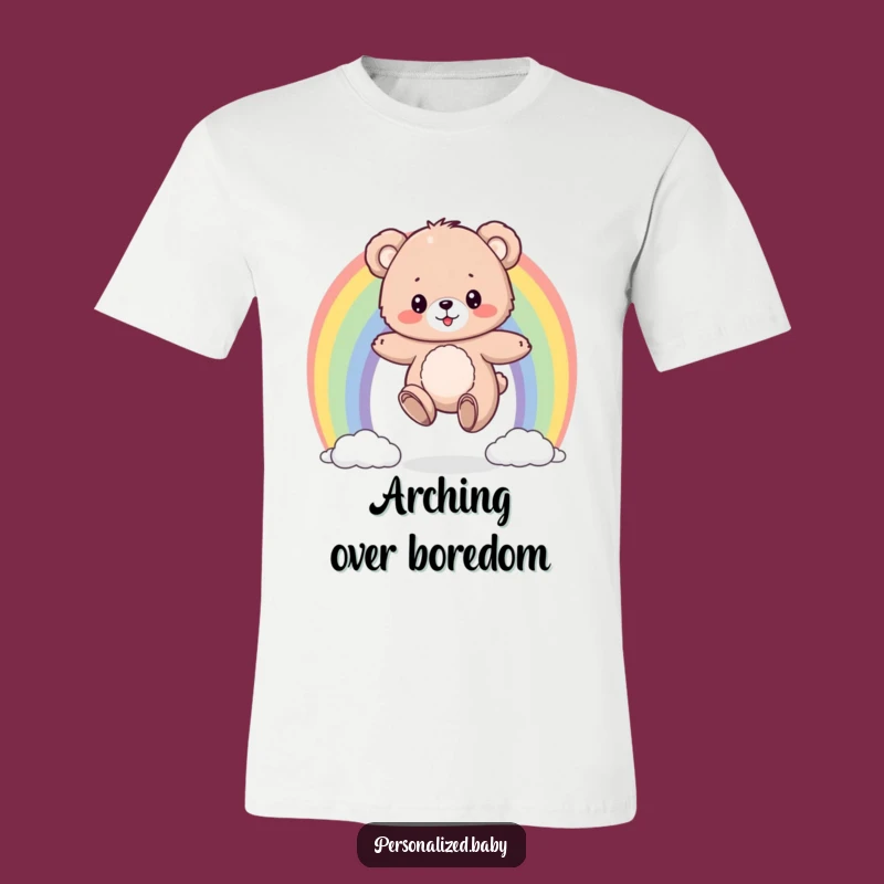 Funny Bear Cub Rainbow T-Shirt: Wear Your Joyful Spirit