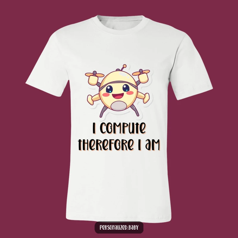 Funny Buzzing Drone T-Shirt - Happy Character Graphic Tee