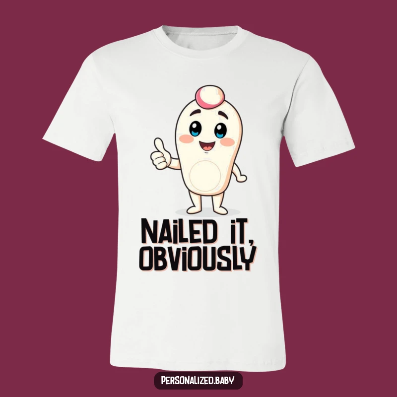 Funny Digital Avatar T-Shirt: Bouncing Thumbs Up For Maximum, Funny Style