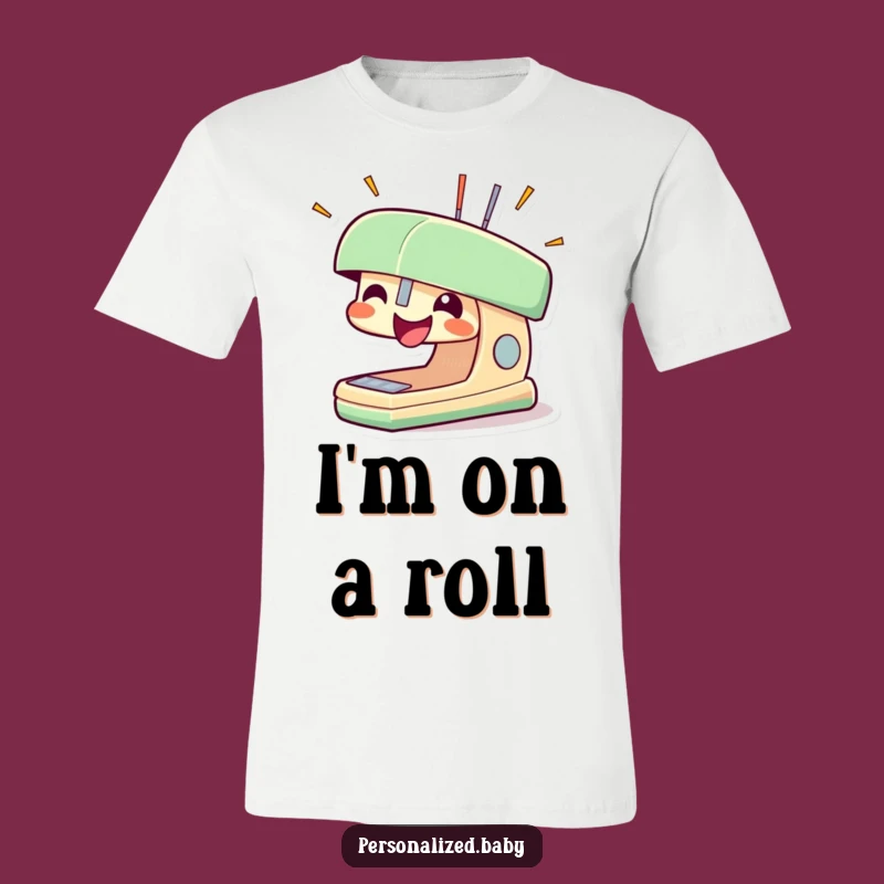 Funny Stapler Character T-Shirt: Popping Staples for a Joyful Statement