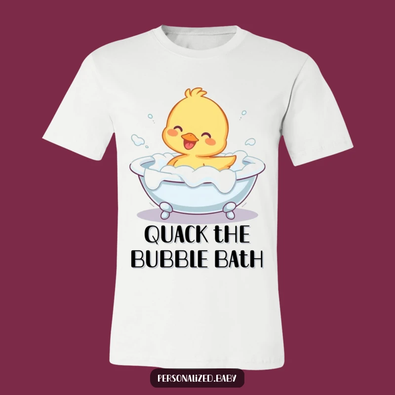 Funny Duckling Splashing T-Shirt: Hilarious Bathtime Fun Gift Tee
