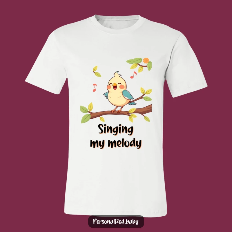 Funny Bird Singing T-Shirt: Cheerful Chirper Tee, Great Funny Gift