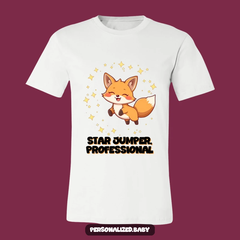 Funny Fox Constellation T-Shirt: Wearable Art for Joyful Leaps