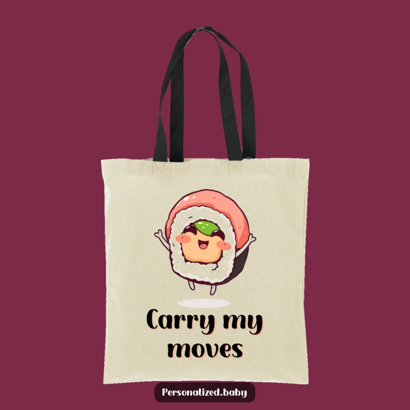 Funny Dancing Sushi Tote Bag: Carry Your Happiness with This Hilarious Bag