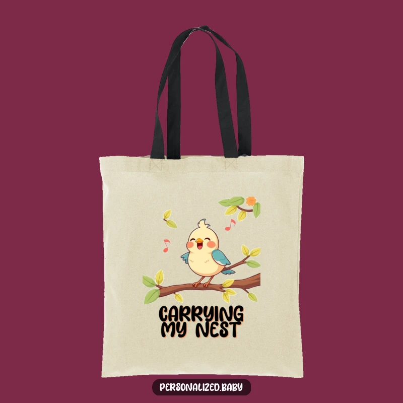 Funny Bird Singing Tote Bag: Carry Your Song, Perfect Funny Gift