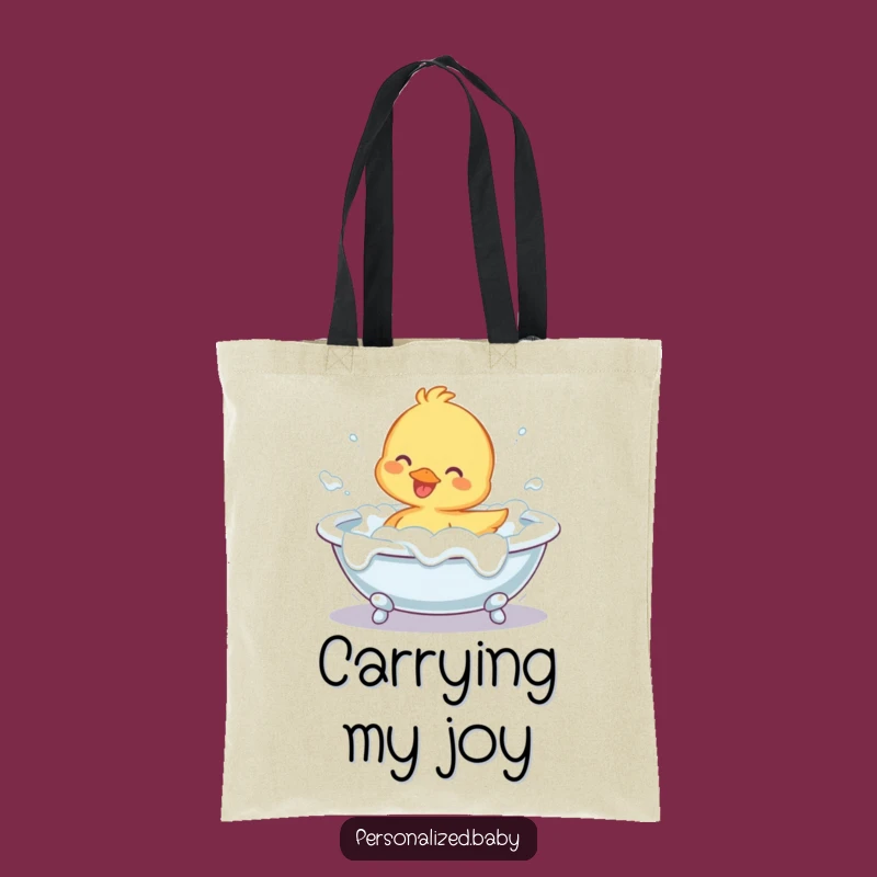 Funny Duckling Bath Tote Bag: Carry Your Splashy Fun Everywhere