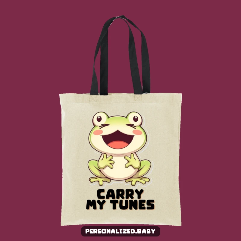 Funny Frog Singing Tote Bag: Carry Your Tunes, Perfect Funny Gift