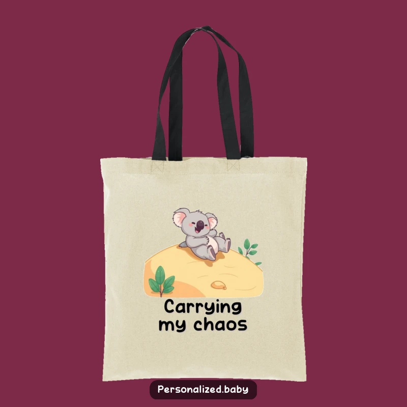 Funny Koala Hillside Tote Bag: Carry Your Merriment, Ideal Funny Gift!