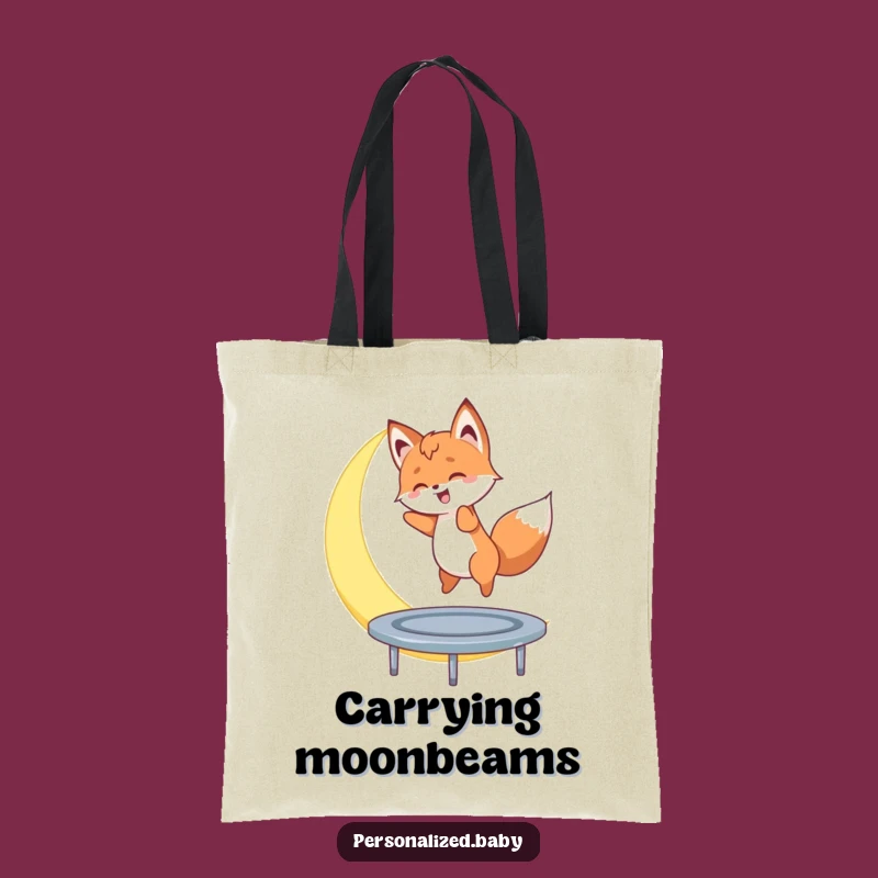 Funny Moon Bouncer Tote Bag - Carry Your Dreams Funny Gift