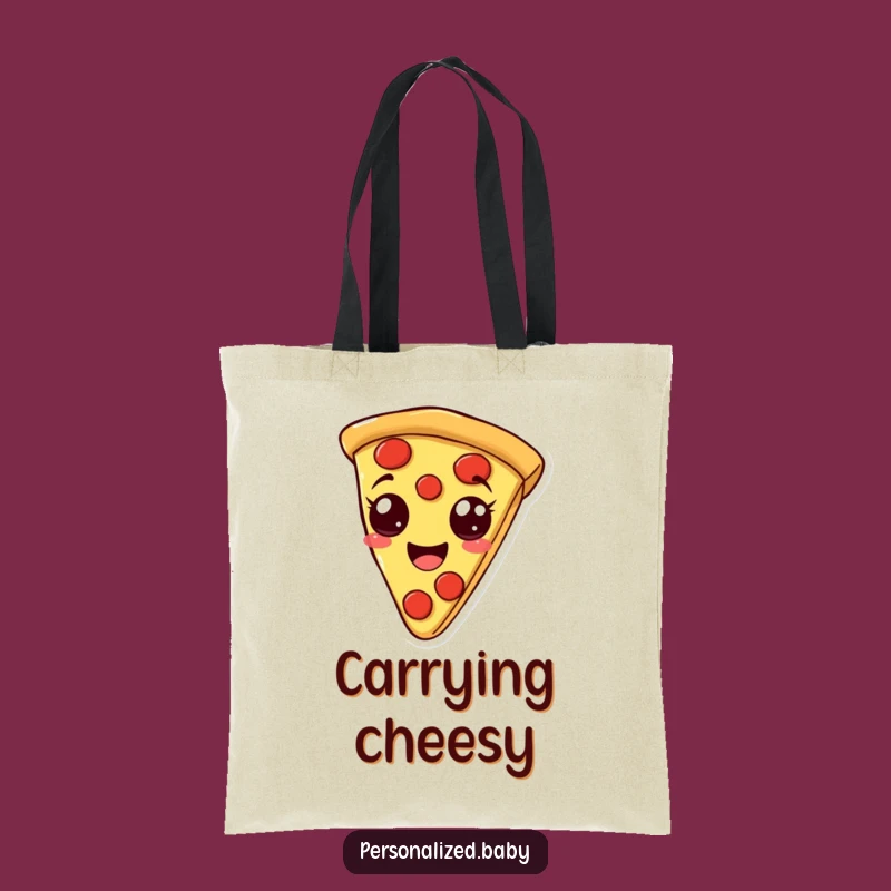 Funny Pizza Slice Tote Bag: Carry Your Essentials with This Hilarious Pizza Bag