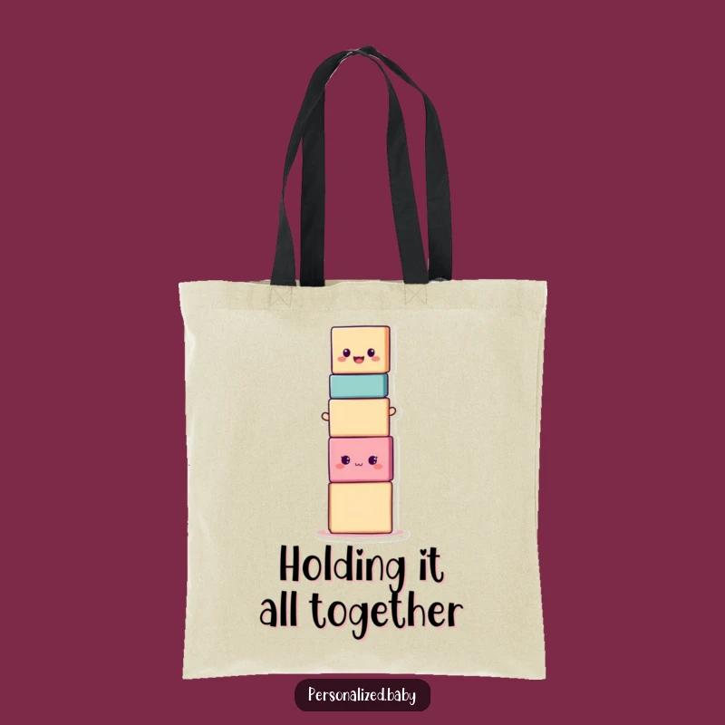 Funny Stacking Blocks Tote Bag: Carry Your Laughs with This Hilarious Accessory