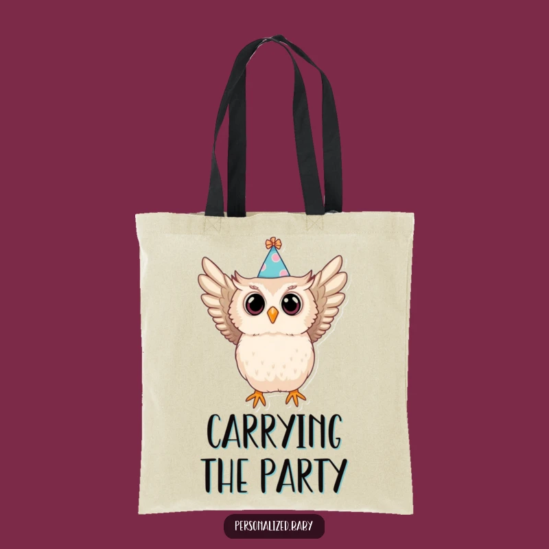 Funny Swooping Owl Tote Bag - Party Essentials Funny Gift