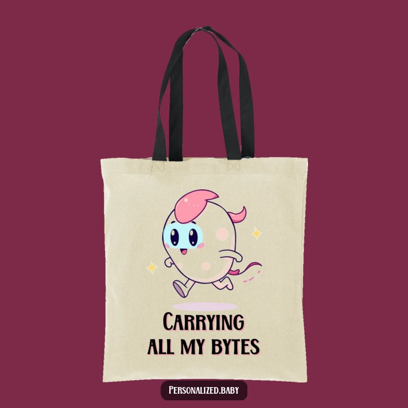 Funny Zooming Code Tote Bag - Playful Programmer's Carry-All Gift